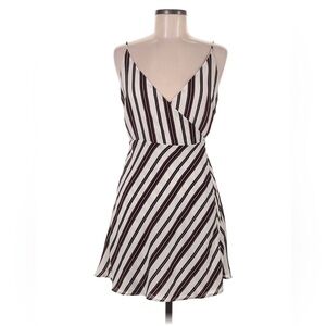 Lulus Striped Wrap Sun Dress